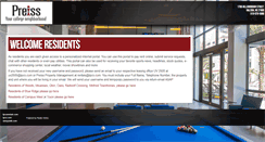 Desktop Screenshot of preissresidents.com